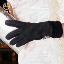 2016 new fashion women pig suede touch screen leather gloves